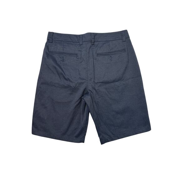 O'Neill Men's Shorts Dark Blue Light Check Pattern Size 33 Summer Beach Casual - Picture 2 of 12